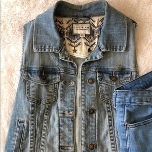 Forever 21 denim vest